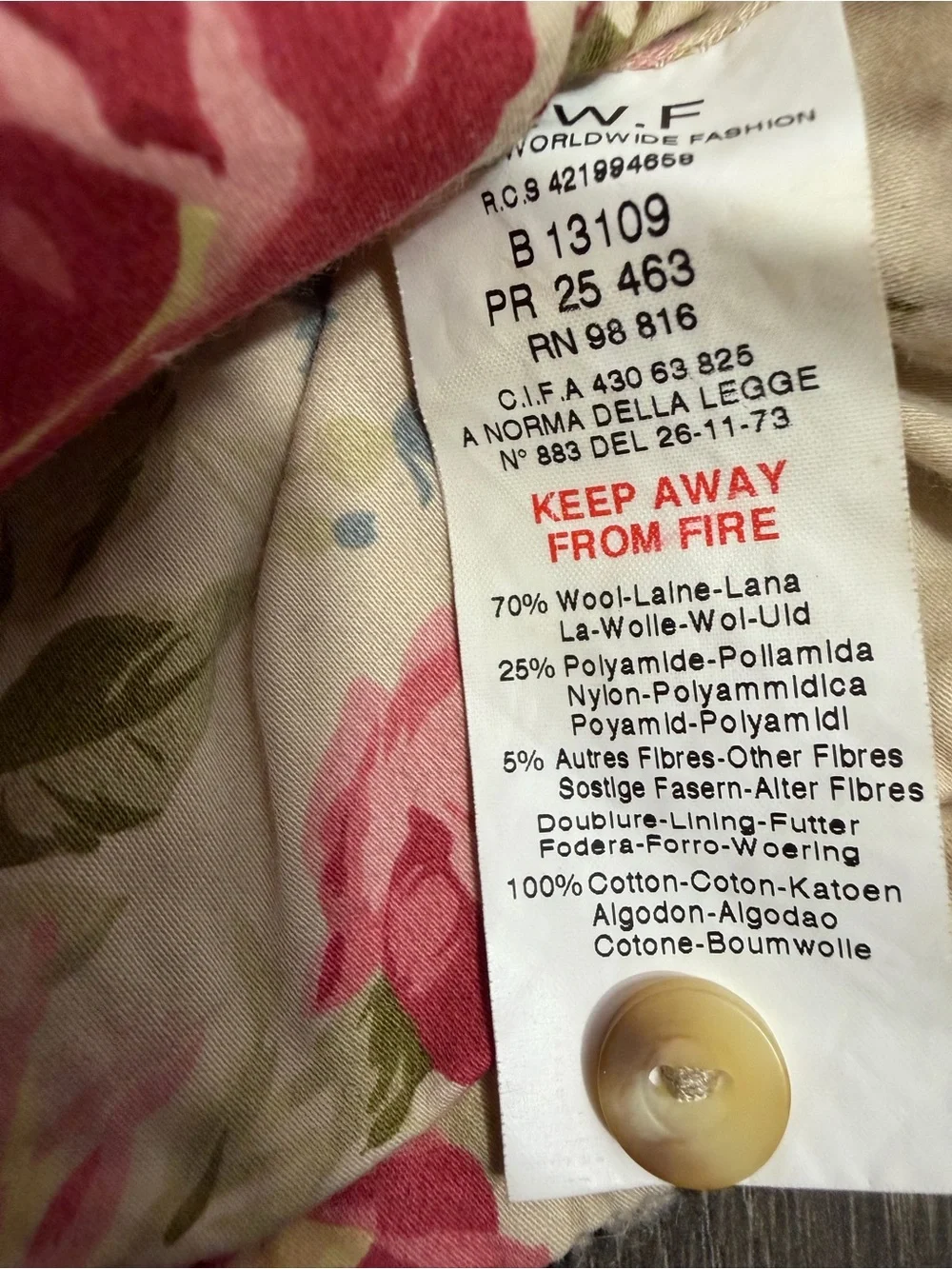 Burberry Kids Wool Wrap Skirt Sz 5